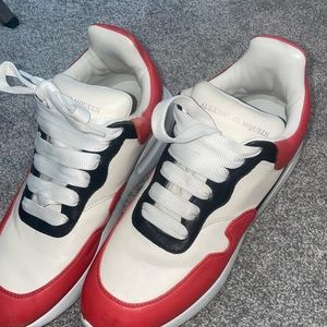 Alexander McQueen Sneakers Red White Black size 39 - item # 505033